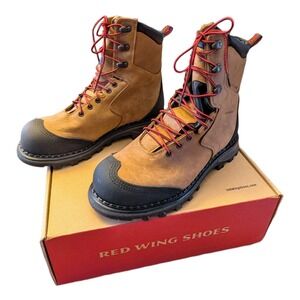Red Wing Boots 4443 Burnside Mens Size 9 D Regular 8-inch Waterproof Safety Toe